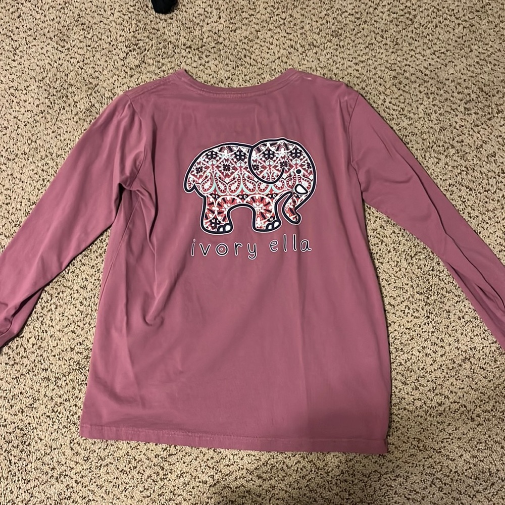 ivory ella long sleeve tee